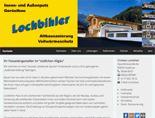 Tablet Screenshot of lochbihler-putz.de